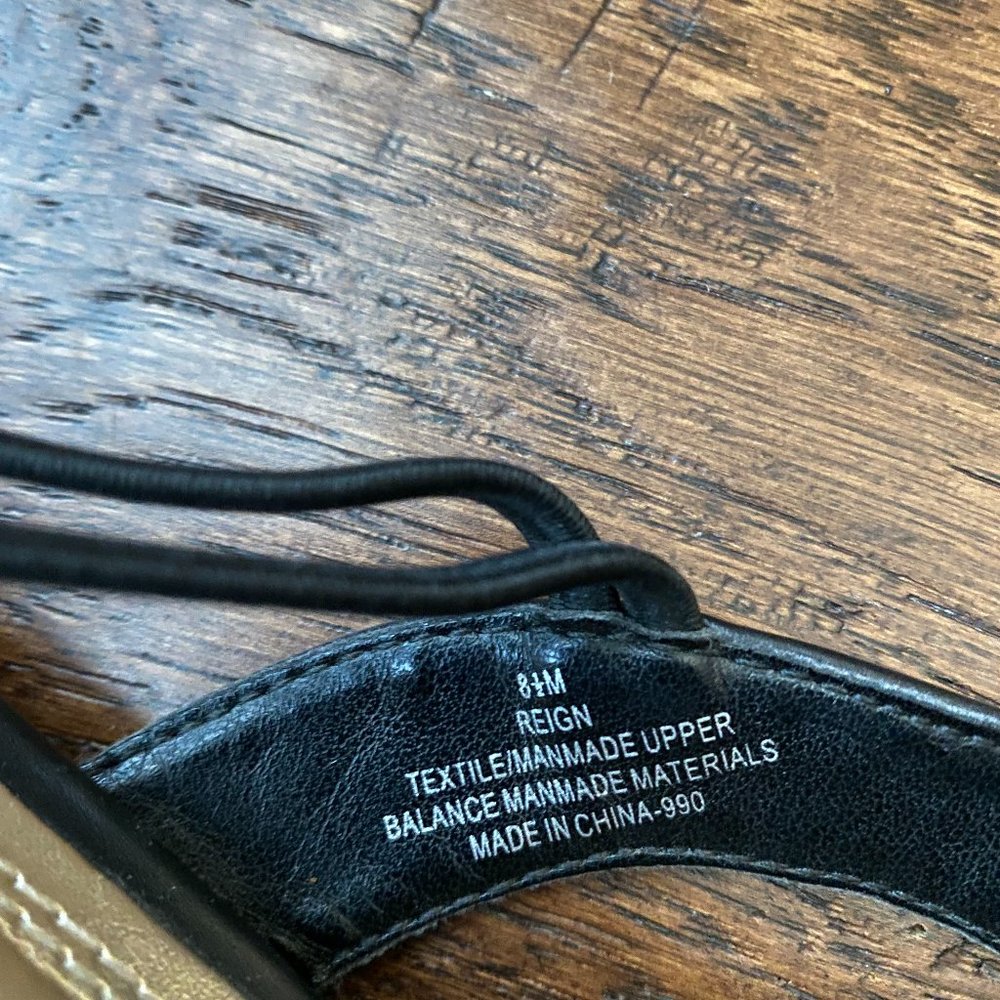 Impo Stretch Reign Black Sandals, Size 8.5 - Picture 8 of 10